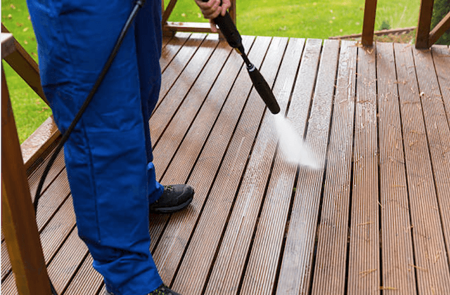 deck cleaning cypress