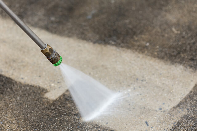 parking lot pressure washing in cypress